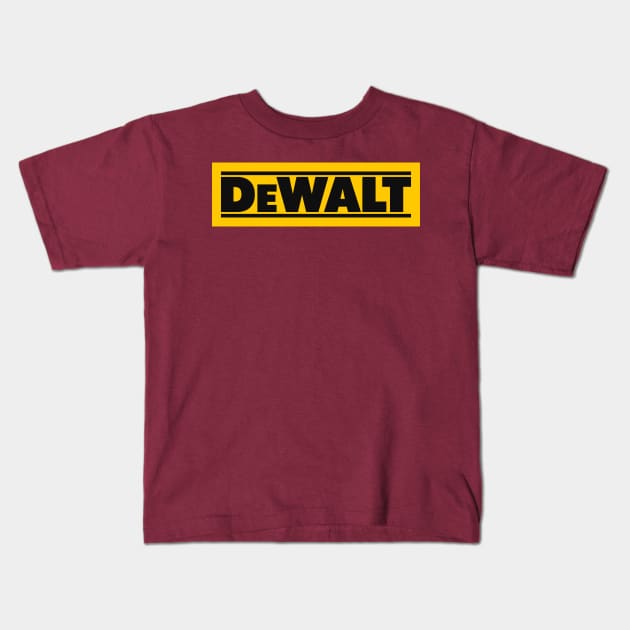 DEWALT Kids T-Shirt by rahobisona